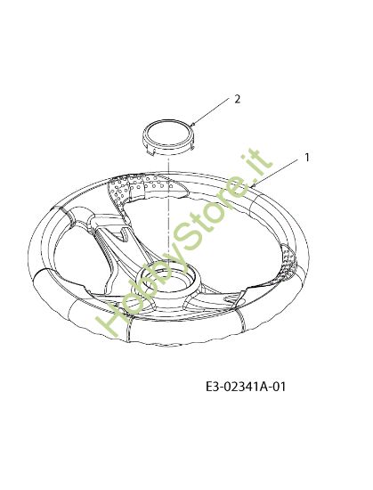Picture of Volante KROSSER PLUS 105/17,5 H Trattorino