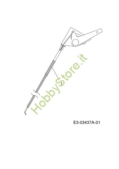 Picture of Cavo acceleratore KROSSER PLUS 105/17,5 H Trattorino