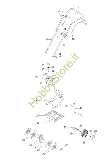Picture of Zappetta completa MH 130 Motozappa