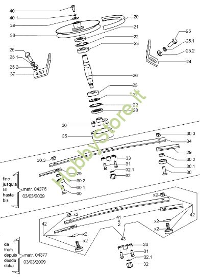 Picture of Piatto di taglio (2/2) APACHE 92 Cat.2009 Trattorino