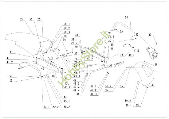Picture of Cofano (2/2) APACHE 92 Cat.2009 Trattorino