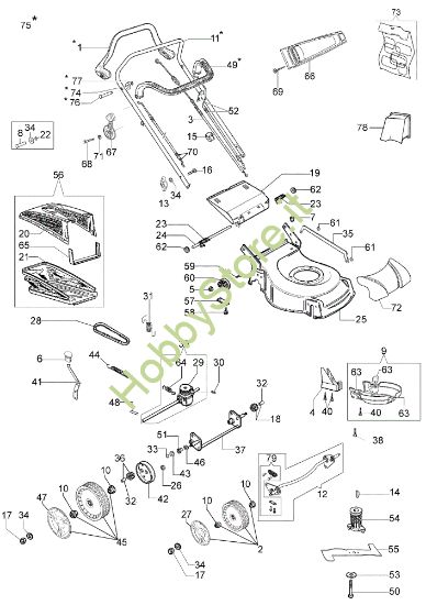 Picture of Esploso 2009 G 53 THX COMFORT Rasaerba