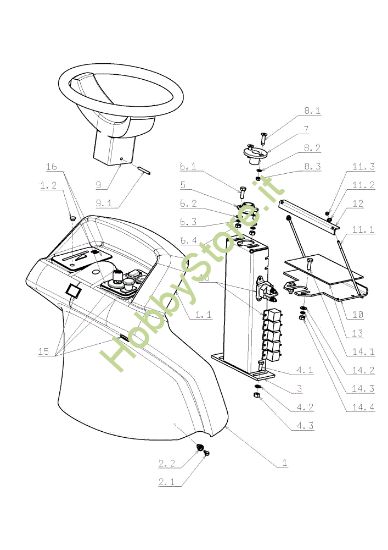 Picture of Cofano (2/3) OM 124J/22 H Cat.2009 Trattorino