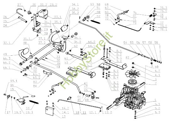 Picture of Trasmissione OM 105J/23H Cat.2009 Trattorino (solo per il mercato tedesco)