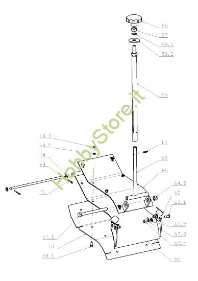 Picture of Piatto di taglio (3/3) OM 105J/23H Cat.2009 Trattorino (solo per il mercato tedesco)