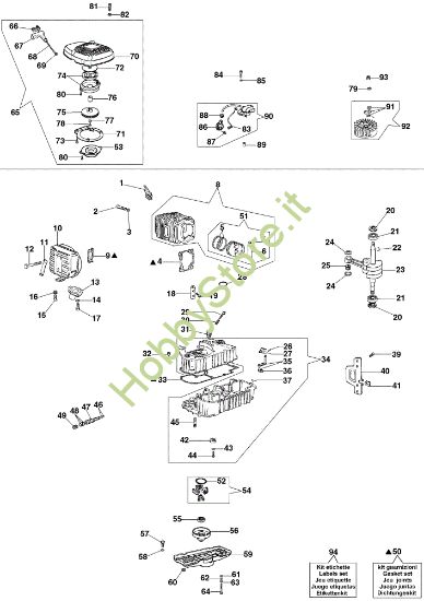 Picture of Gruppo motore MTL 81 R Mototrivella