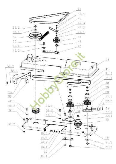 Picture of Piatto di taglio (2/2) EF 105J/22 Intek 2009 Trattorino (solo per il mercato tedesco)