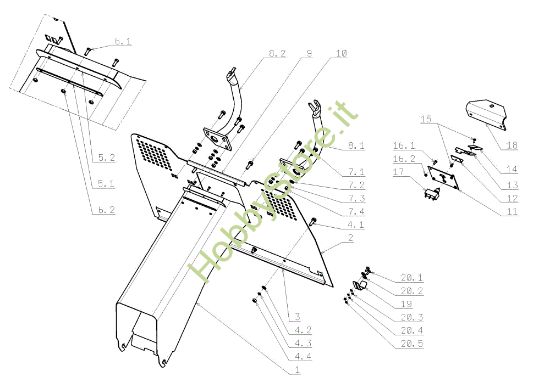 Picture of Raccoglierba EF 105J/22 Intek 2009 Trattorino (solo per il mercato tedesco)