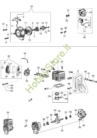 Picture of Avviamento e motore AT 800 Atomizzatore