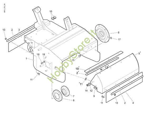 Picture of Telaio DR 55 H 6,5 Trinciasamenti