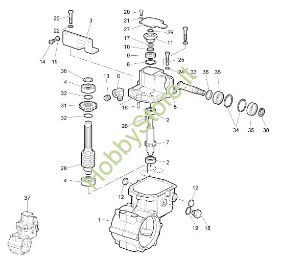Picture of Ingranaggi del cambio (1/2) DR 55 H 6,5 Trinciasamenti