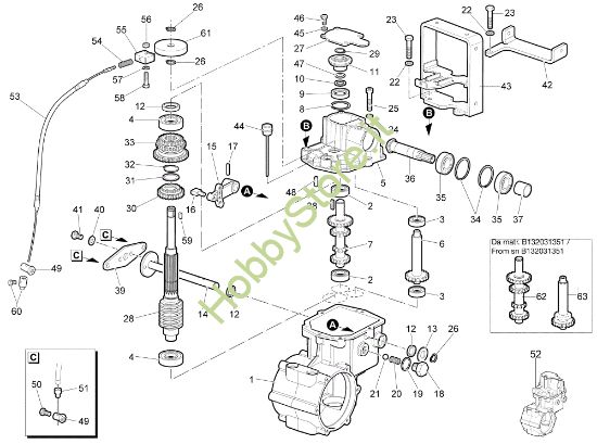 Picture of Ingranaggi del cambio - con freno fino a sn B133181825 DR 65 HR 8,5 Trinciasamenti