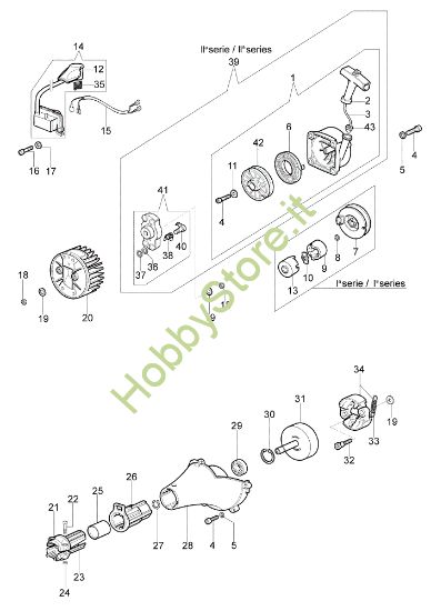 Picture of Avviamento e frizione STARK 38 FE Decespugliatore