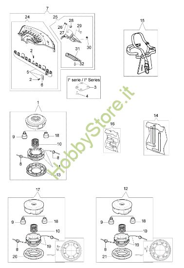 Picture of Accessori STARK 38 FE Decespugliatore