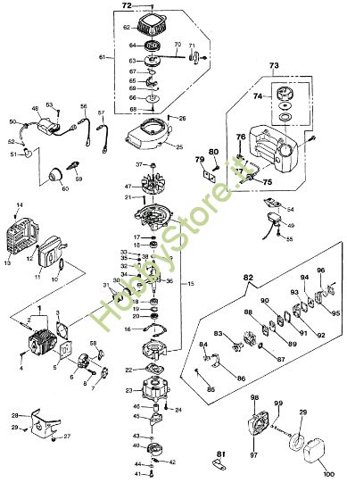 Picture of Motore TS 322 Tagliasiepi