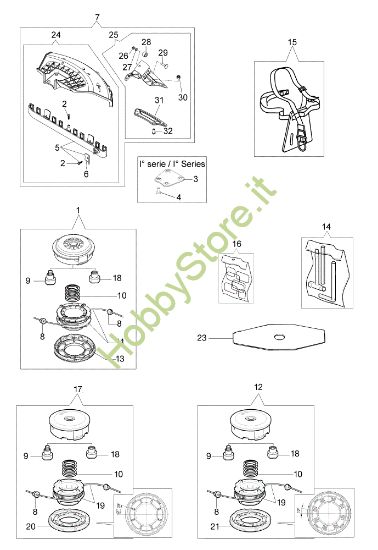 Picture of Accessori STARK 44 FE Decespugliatore