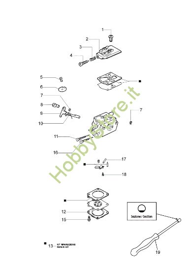 Picture of Carburatore MP 300 Motopompa