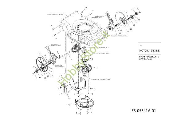Picture of Assale posteriore LR 55 VBX 4-IN-1 Cat. 2010 Rasaerba