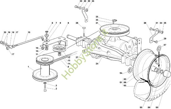 Picture of Trasmissione EF 72C/12,5M France Cat.2010 Trattorino (solo per il mercato francese)