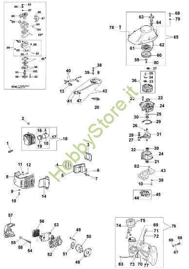 Picture of Motore TS 327 Tagliasiepi
