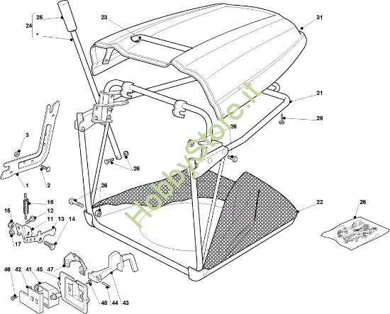 Picture of Sacco (Parte fissa) EF 93C/13,5H Cat.2010 Trattorino