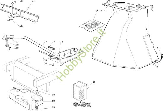 Picture of Accessori a richiesta EF 93C/13,5H Cat.2010 Trattorino