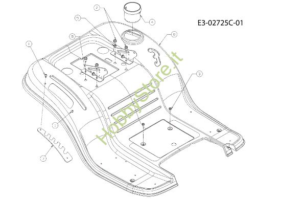 Picture of Carrozzeria posteriore STORM 108/15,5 T Cat.2010 Trattorino