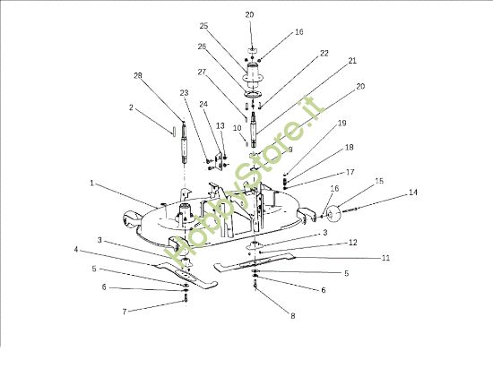Picture of Piatto di taglio (1/3) EF 106J/17,5H Cat.2010 Trattorino