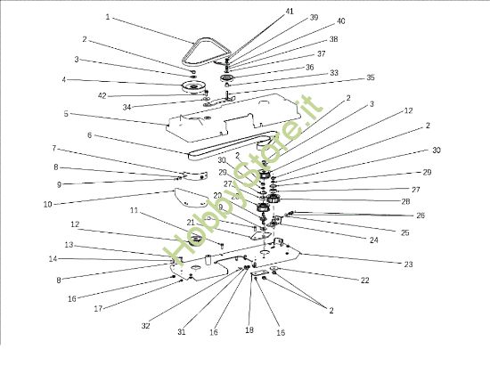 Picture of Piatto di taglio (2/3) EF 106J/17,5H Cat.2010 Trattorino