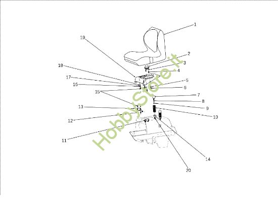 Picture of Cofano (2/3) EF 106J/17,5H Cat.2010 Trattorino