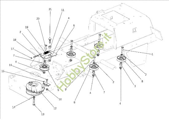 Picture of Puleggia frizione EF 106J/18H Cat.2010 Trattorino