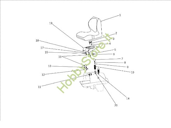 Picture of Cofano (2/3) EF 106J/18H Cat.2010 Trattorino