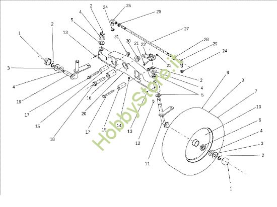 Picture of Assale anteriore EF 105J/22H Cat.2010 Trattorino (solo per il mercato tedesco)