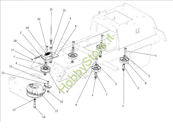 Picture of Puleggia frizione EF 105J/22H Cat.2010 Trattorino (solo per il mercato tedesco)
