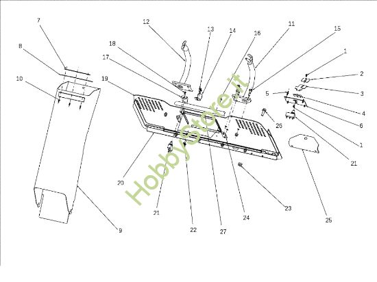 Picture of Raccoglierba EF 105J/22H Cat.2010 Trattorino (solo per il mercato tedesco)