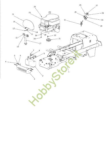 Picture of Motore EF 106J/15,5H Cat.2010 Trattorino