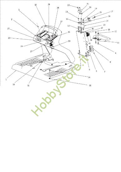Picture of Cruscotto EF 106J/15,5H Cat.2010 Trattorino