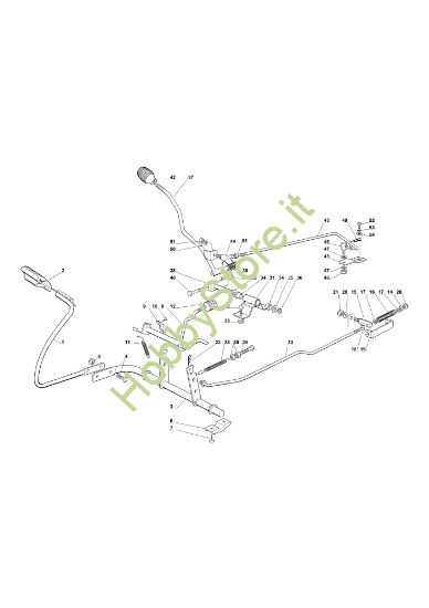 Picture of Comando freno EF 72C/12,5KM Cat.2011 Trattorino