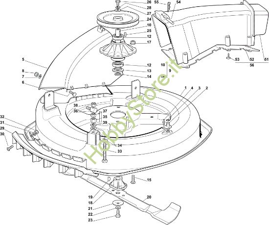 Picture of Piatto di taglio (2) EF 72C/12,5KM Cat.2011 Trattorino