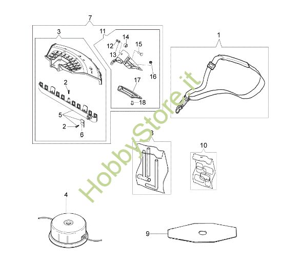 Picture of Accessori EF 3600 Decespugliatore