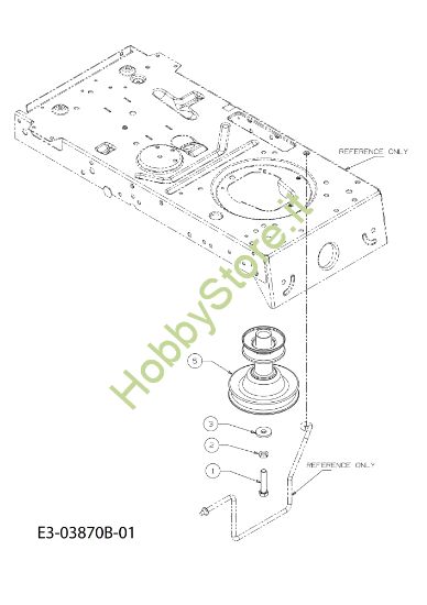 Picture of Leva e puleggia motore KOMMAND 80/12,5 T Cat. 2011 Trattorino