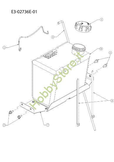 Picture of Serbatoio KOMMAND 80/12,5 T Cat. 2011 Trattorino