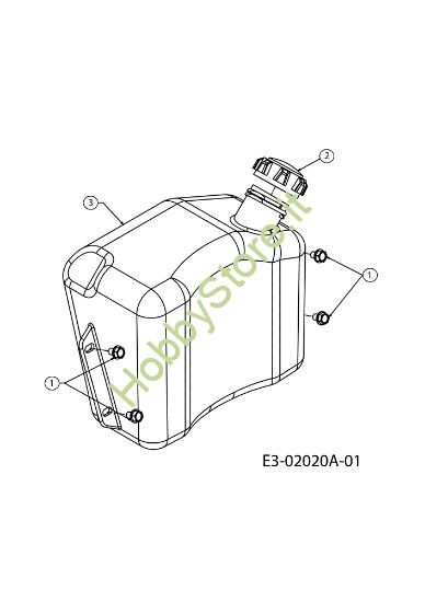 Picture of Serbatoio KOMMAND 92/16 H Cat. 2011 (13XXXXXX637) Trattorino