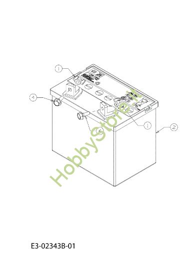Picture of Batteria KOMMAND 105/17,5 H Cat. 2011 (13XXXXXX637) Trattorino