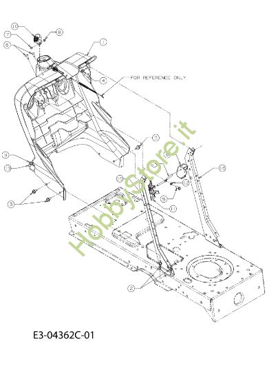 Picture of Cruscotto KOMMAND 105/17,5 H Cat. 2011 (13XXXXXX637) Trattorino