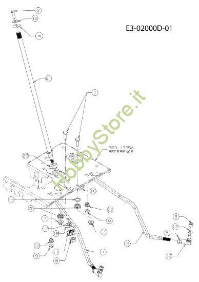 Picture of Gruppo sterzo KOMMAND 105/22 H Cat. 2011 (13XXXXXX637) Trattorino