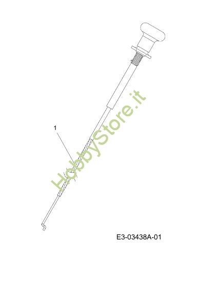 Picture of Cavo starter KOMMAND 105/22 H Cat. 2011 (13XXXXXX637) Trattorino