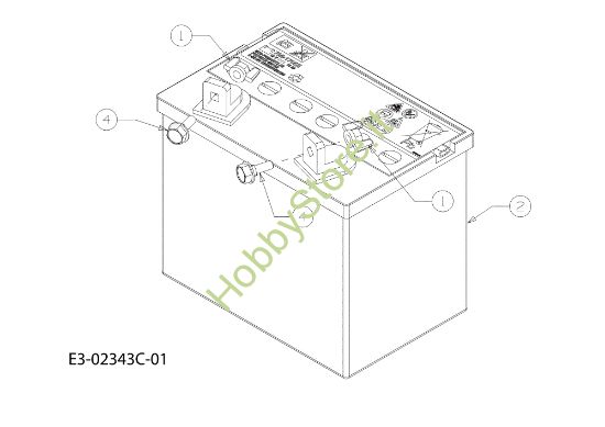 Picture of Batteria KOMMAND 92/15,5 H Cat. 2011 Trattorino