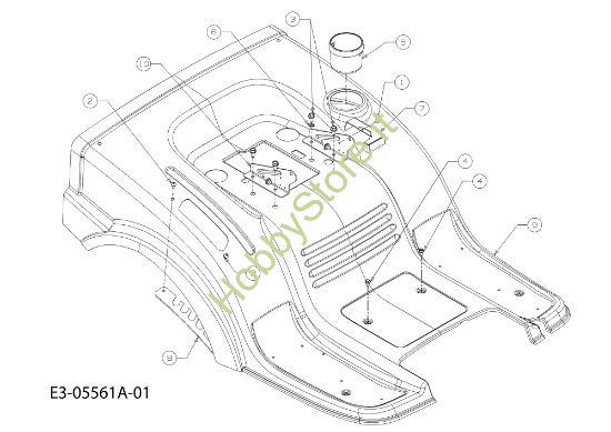 Picture of Carrozzeria posteriore KOMMAND 92/15,5 H Cat. 2011 Trattorino