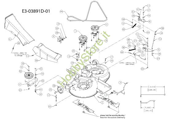 Picture of Piatto di taglio (1) KOMMAND 92/15,5 H Cat. 2011 Trattorino